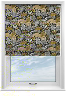 Leopard, Gilded - Motorised Roman Blind